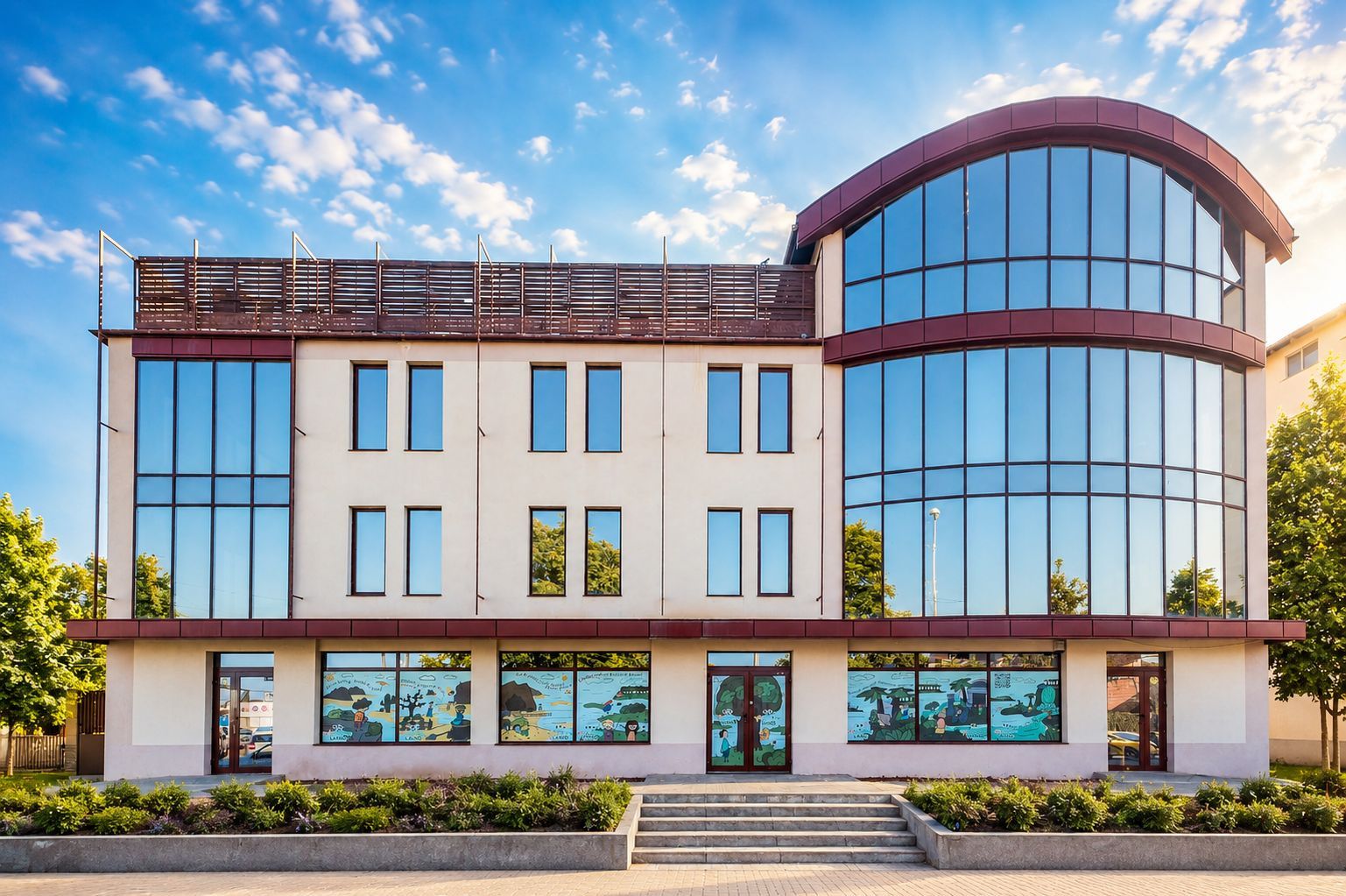 Clădire de birouri premium de închiriat | 660 mp | P+2+M | Comision 0% - Poză 1