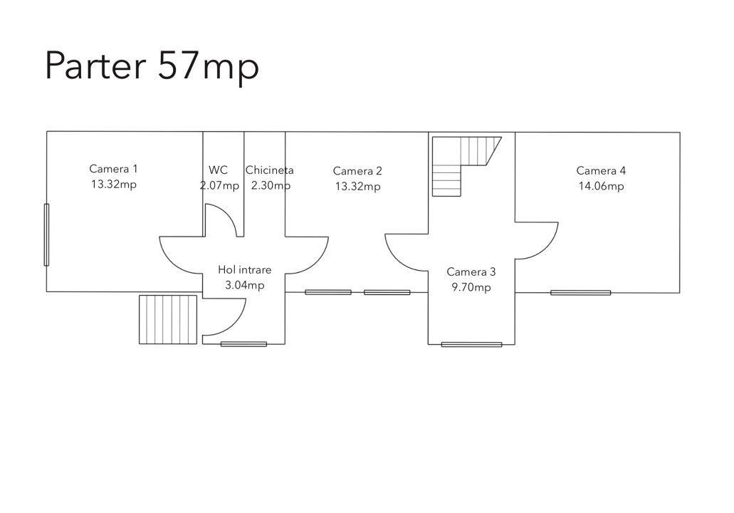Casa D+P+1 cu curte 100mp, incadrare birouri, zona Eminescu - Poză 17