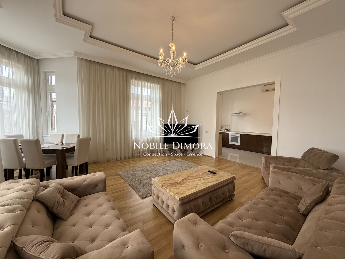 Apartament istoric de lux cu 3 camere de 130mp langa Prefectura - Bastion - Poză 2