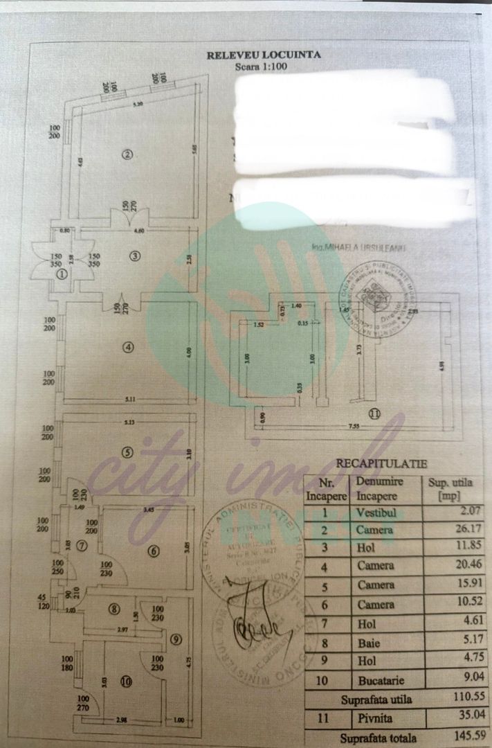 Casa cu teren total 248 mp pe Matei Voievod - Poză 6