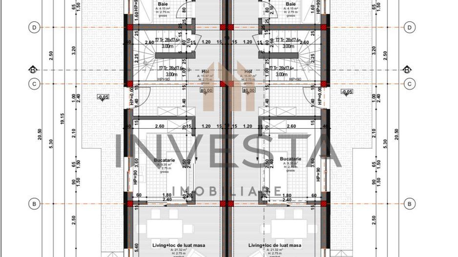 Duplex cu rooftop panoramic, garaj și curte proprie – cartier Voronet - Poză 17