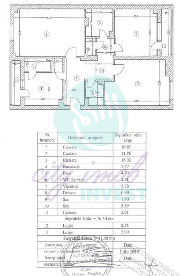 3 Camere Bd. Unirii-Gata de mutat-La 2 minute de metrou - Poză 3