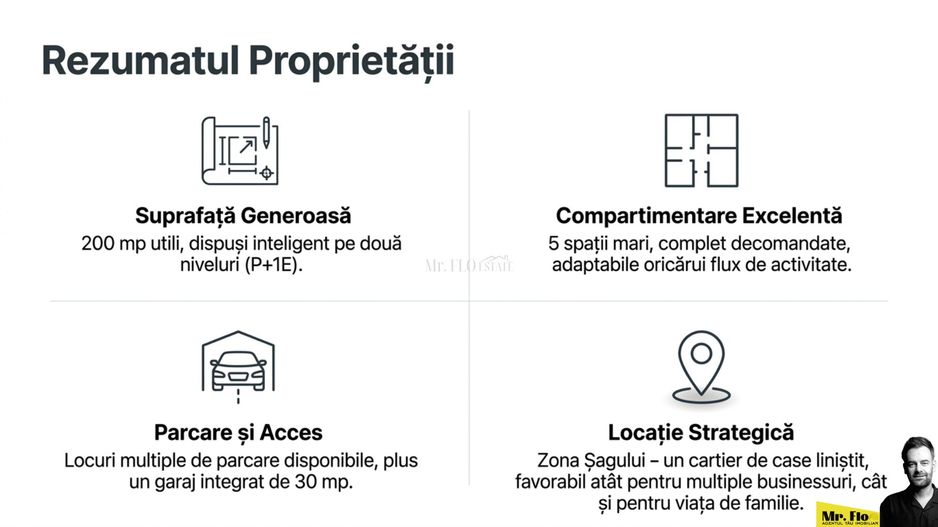Casă spațioasă cu 5 camere 200 mp - Ideală pentru Familie sau Birouri - Poză 2