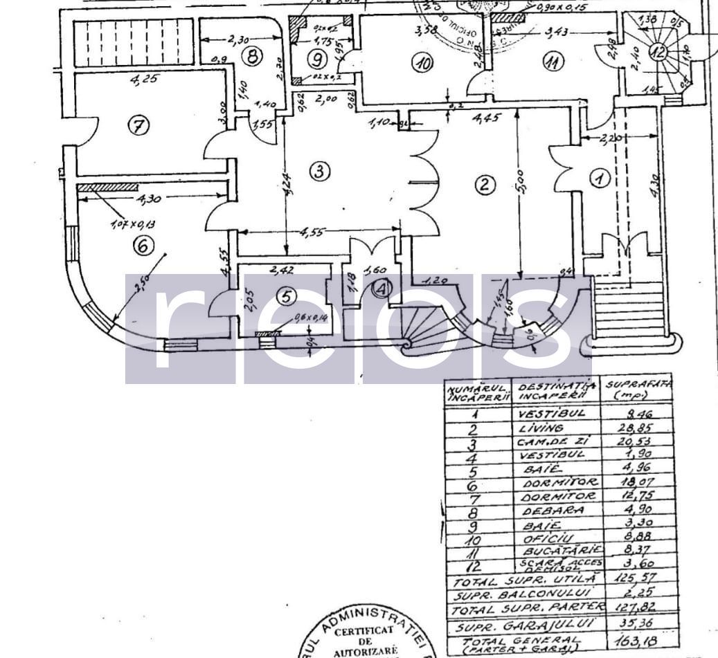DOROBANTI-CAPITALE | INCHIRIERE DUPLEX IN VILA | 250MP | CURTE 300MP | - Schiță 9