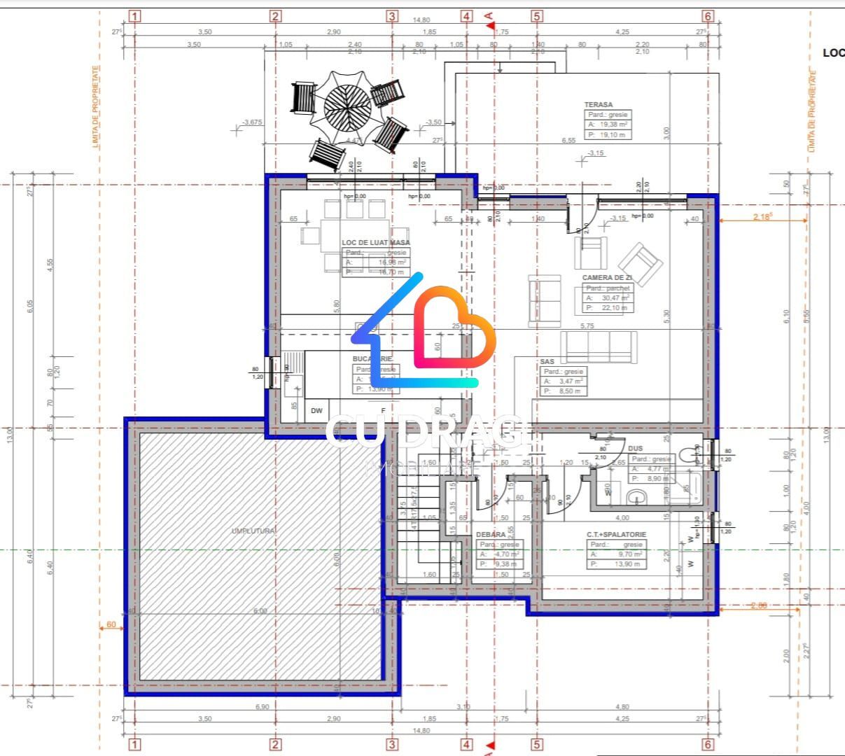 Casa Visurilor Tale în Stil Mediteranean -teren generos cu posibilitat - Poză 5