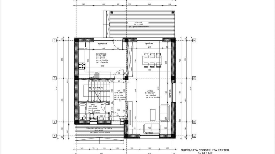 CASA INDIVIDUALA, INCALZIRE PARDOSEALA, TOATE UTILITATILE, COMIS 0% - Schiță 18