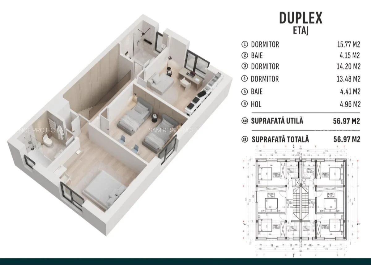Casa tip duplex sector 3 - Poză 13