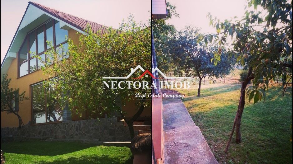 Casa cu etaj 5 camere, 3 bai, 137 mp utili + 961 mp teren, LES,utilata - Poză 2