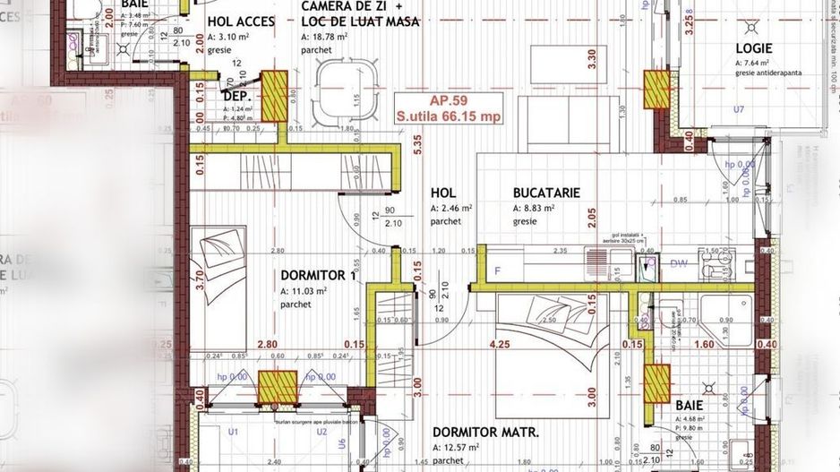 Apartament cu 2 camere, bloc nou din 2026, etaj 1, balcon și lift. - Poză 10