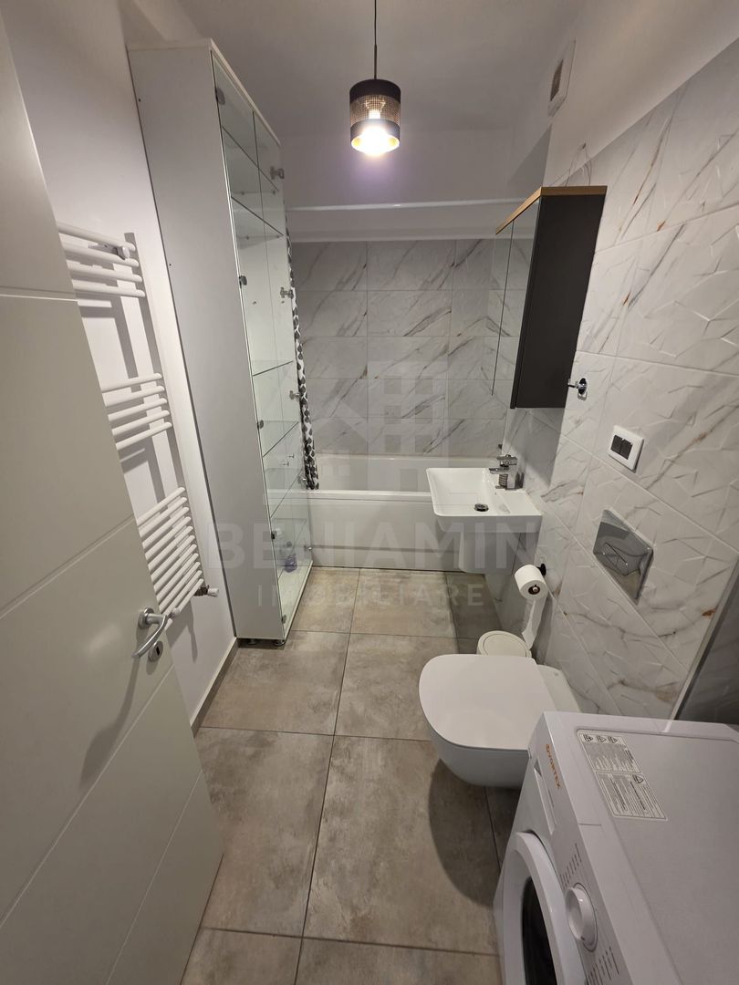 2 Camere- Mobilat- Utilat-Bloc Nou-AC-Centrala Termica- Satina Garden - Poză 8