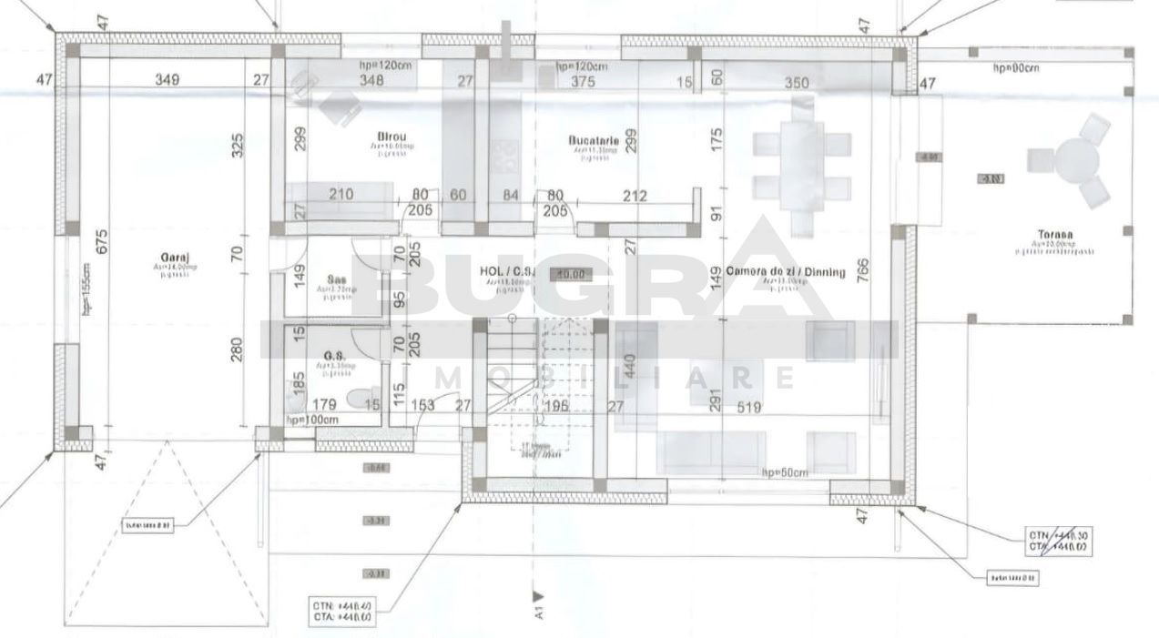 Casă individuală, 5 camere,teren 630 mp, garaj și terasă  Popesti - Poză 6