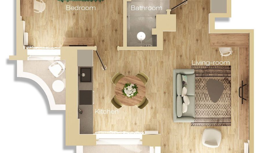 Aparthotel building Unirii B+GF+E+11 floors with 51 apartments, restaurant and SPA - Poză 53