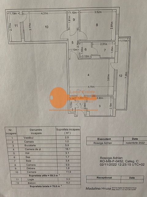 3 camere Drumul Taberei-Tudor Vladimirescu(bloc reabilitat ) - Poză 6