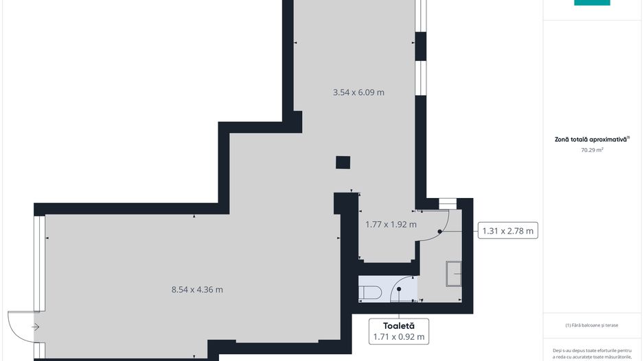Spatiu comercial 70 mp - Poză 10
