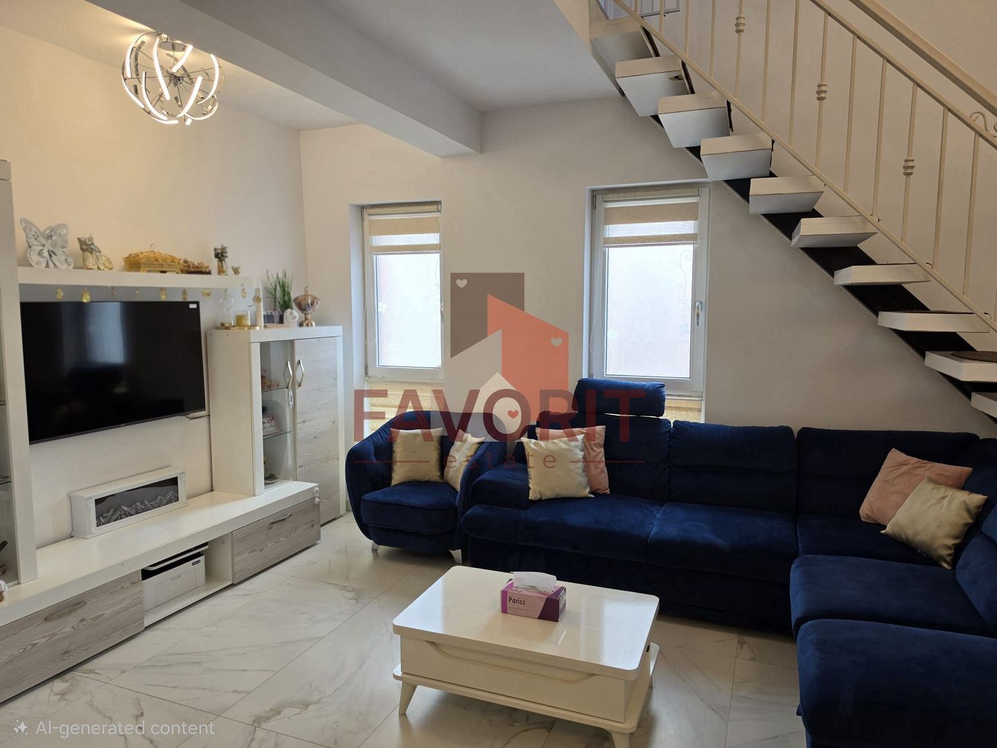 Apartament 3 camere | 2 bai | Scara interioara | 82MP | Giroc - Poză 1