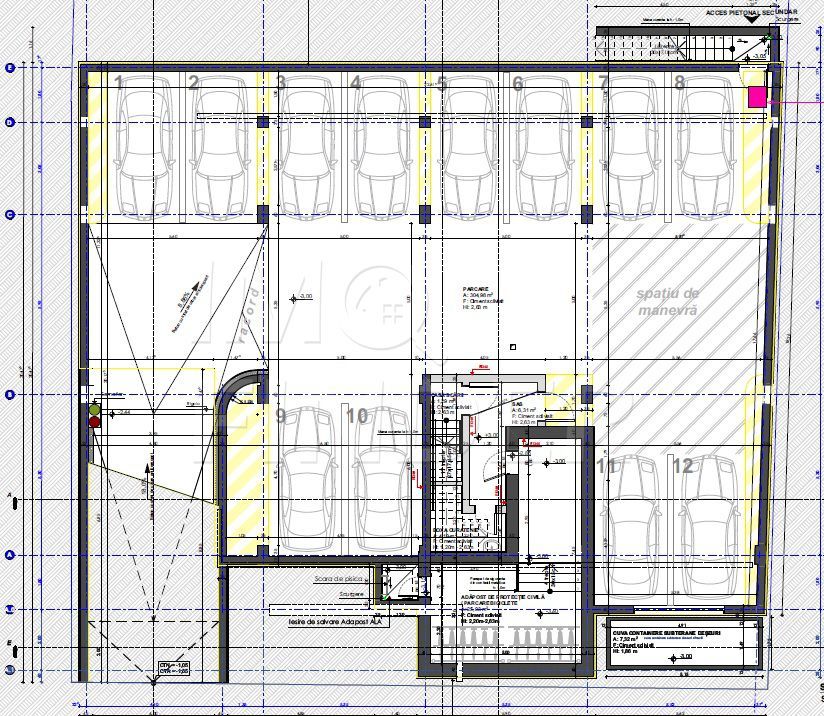Vanzare apartament 2 camere Marasti, 62 mp plus 44 mp terasa - Poză 7