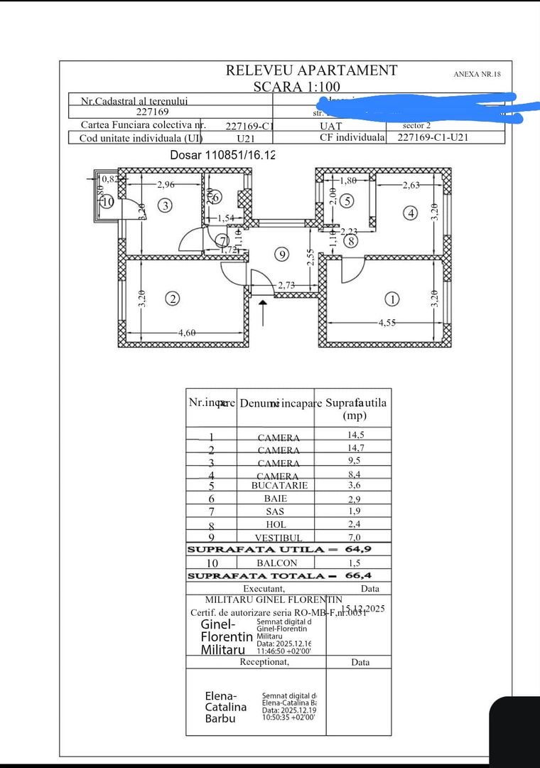 Vanzare apartament 4 camere, Pasajul Doamna Ghica - Poză 25