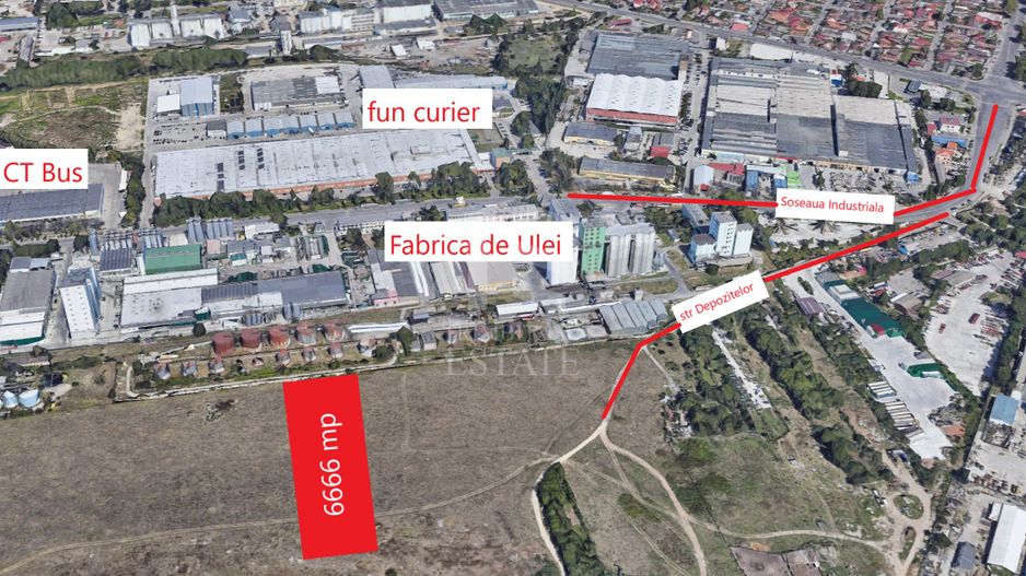 Teren intravilan zona industriala Fabrica de Ulei - Poză 1