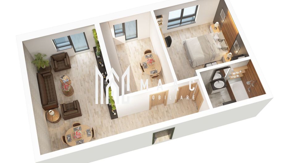 Apartament NOU | 2 camere | 56 mp | Comision 0 | Doamna Stanca - Poză 1