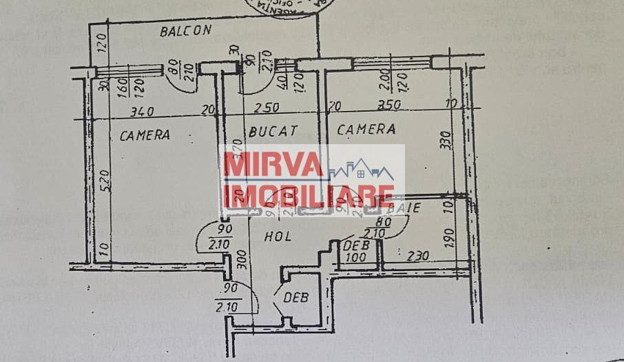 🔑 Exclusivitate! 2 camere decomandat, etaj 1 – zona Mărășești 🏡 - Schiță 16