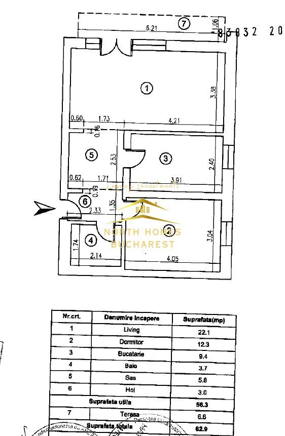 Apartament 2 camere in zona Unirii cu curte spatioasa de 146 mp - Poză 12