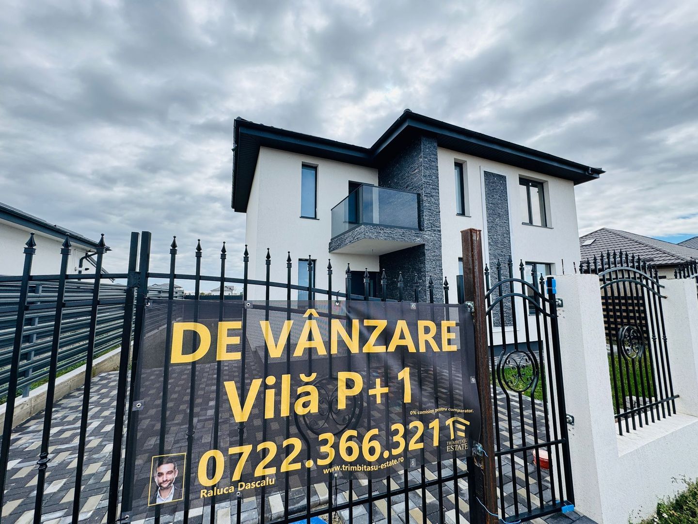 Buftea-vila individuala P+1 cu 5 camere teren 319mp - Poză 1