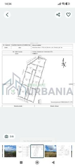 Teren intravilan 500 mp – Tomești, Chicerea – utilități, parcelat - Poză 2