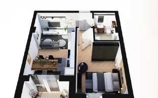 Apartament 2 camere, ansamblu nou – de la 850 €/mp + TVA, 0% comision - Poză 6