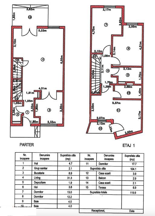 OFERTA | Casa 4 camere | 3 bai | Parcare | Ansamblu privat | Comision 0! - Schiță 18