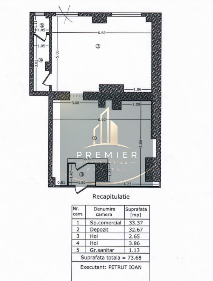 Spatiu comercial Banu manta de inchiriat pretabil diferse activitati - Poză 3
