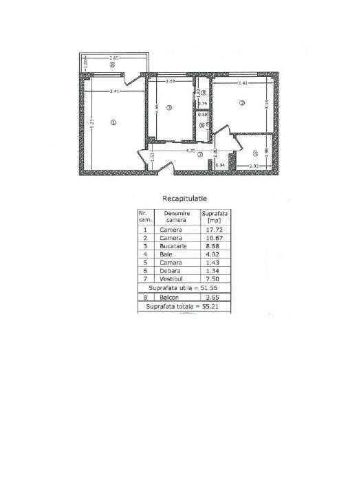 Apartament Luminos, 2 camere, Parcul Tineretului. Parcare. - Poză 16