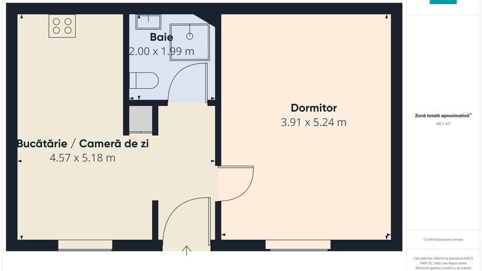 Apartament 2 camere, zona ultracentrală Arad - Poză 6