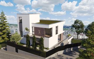 Casă generoasă cu panoramă și 254 mp terasă circulabilă - Poză 3