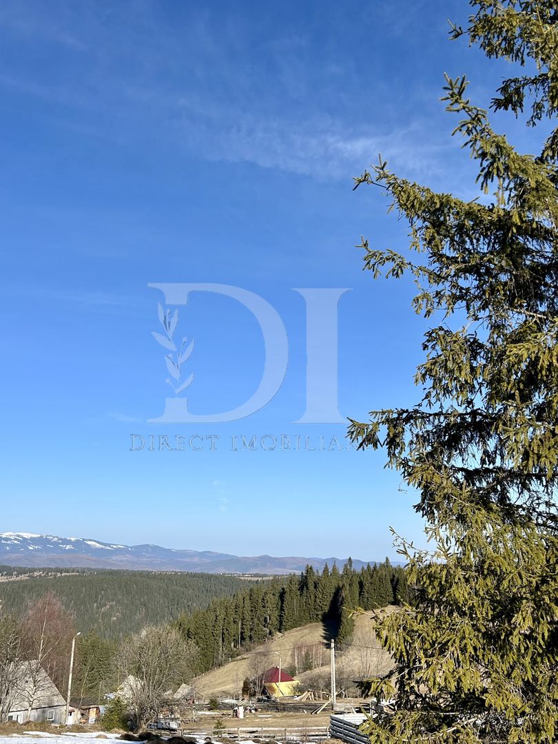 Cabana tip A frame si teren 1000 mp de vanzare / Marisel . Cluj - Poză 12