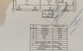 Apartament 2 camere, mansardă, Mircea cel Bătrân, 49 mp, etaj 5/5 - Poză 8