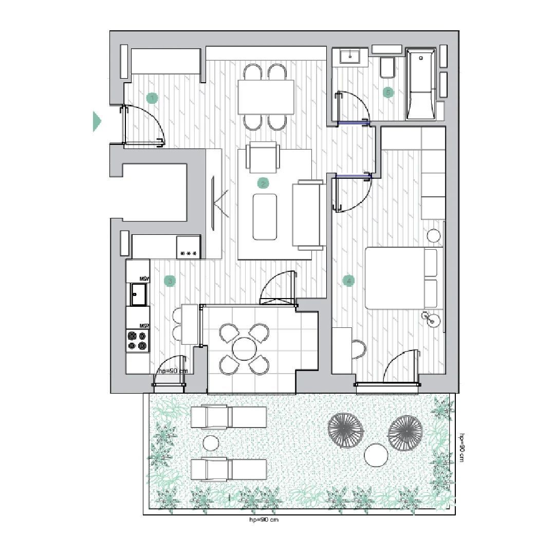 Apartament cu 2 camere de vanzare - Bulevardul Pipera - Poză 2