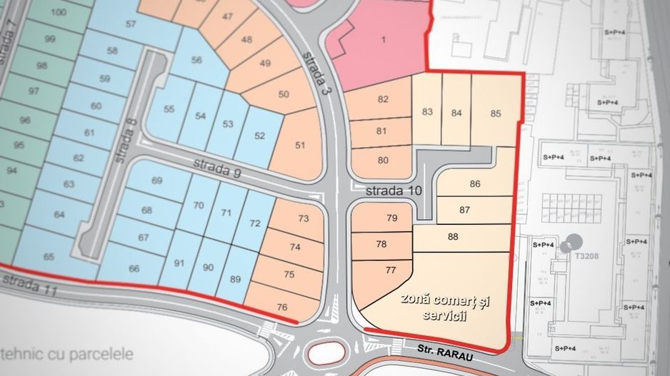 Oportunitate, teren pentru afacerea ta in Cartierul RED9 ARED - Poză 4