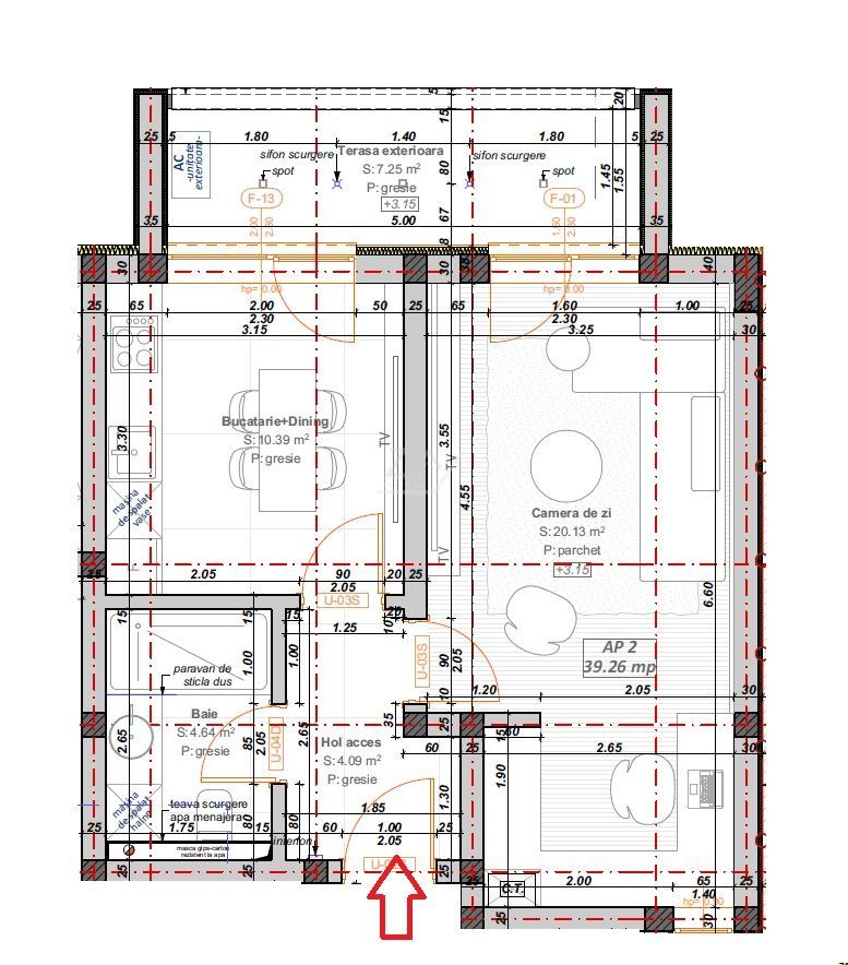 Etaj 1. Balcon mare. Loc de parcare. - Poză 7