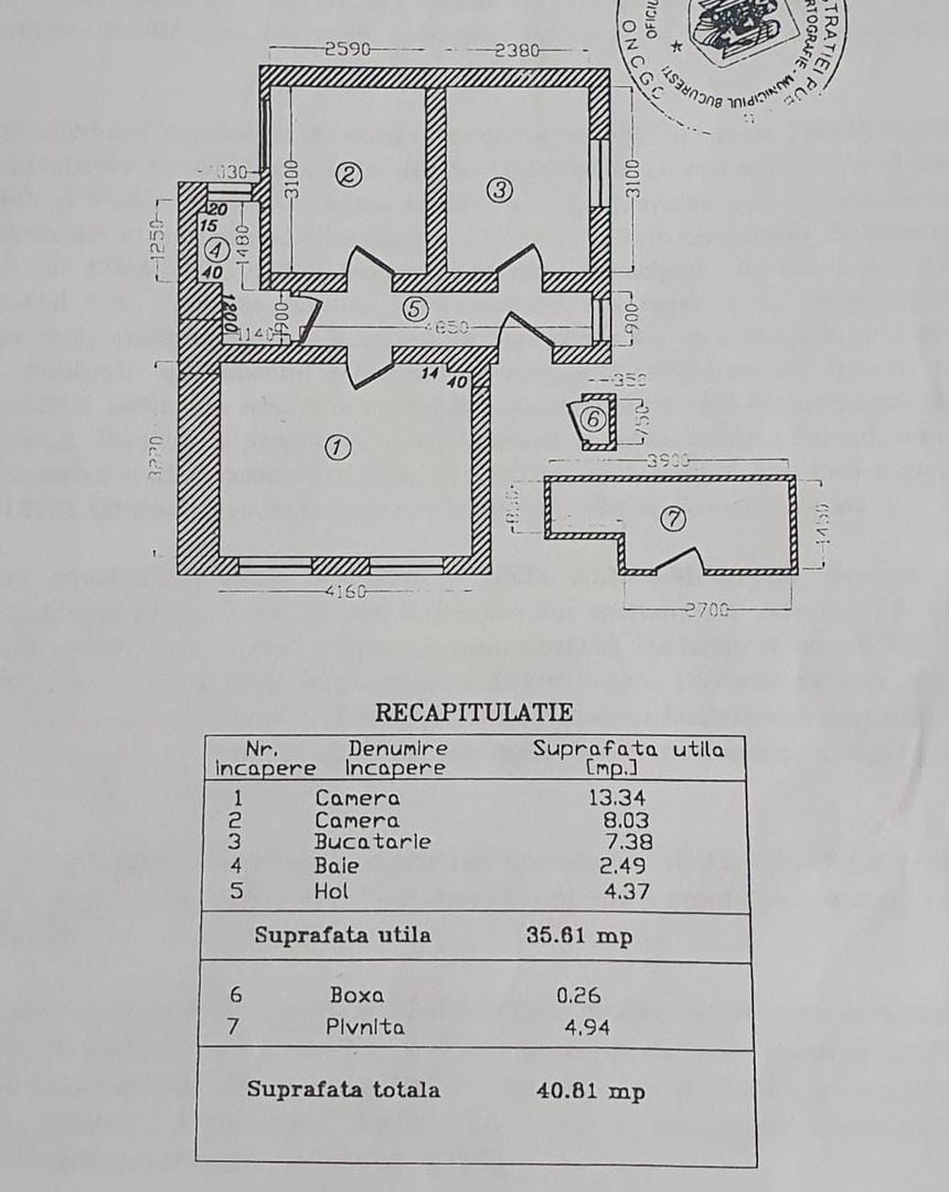 Apartament 2 camere de vanzare, Cotroceni, cladire istorica - Poză 15