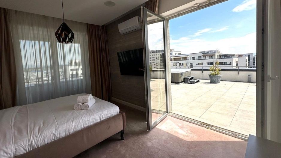 Vânzare penthouse LUX 4 camere cu terasa de 122 mp zona Coresi - Poză 25