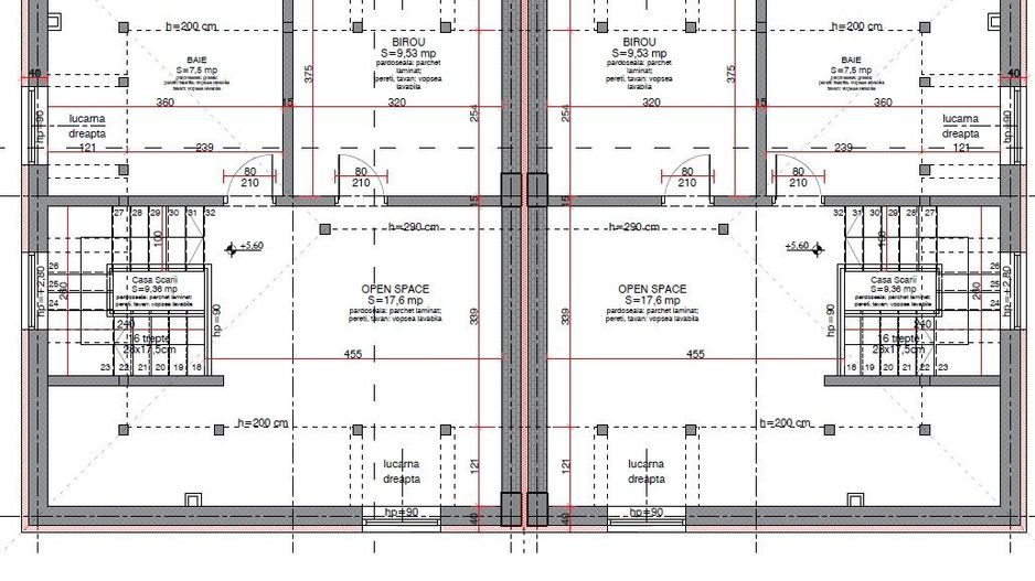 DUPLEX STIL AMERICAN/ ZONA DE CASE - Poză 8