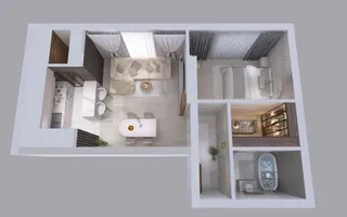 Apartament de vanzare 2 camere | Bragadiru Cartierul Latin Ghencea - Poză 11