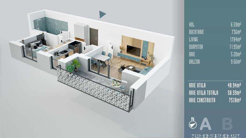 Ultimul Apartament in faza 1 disponibil pt mutare - Poză 15