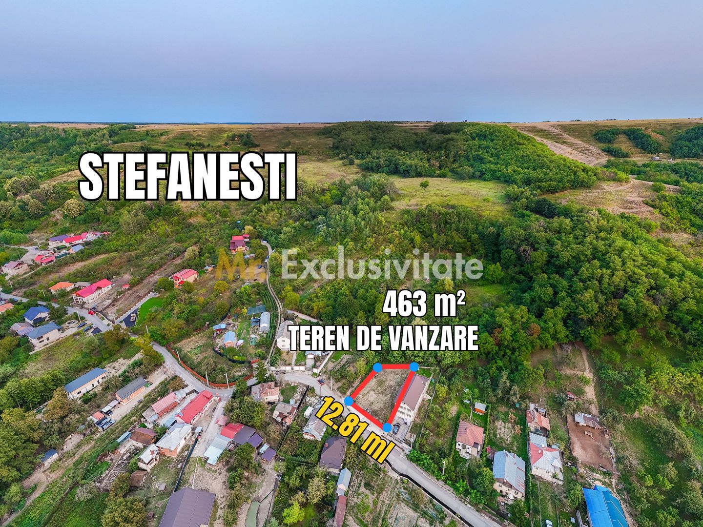 Teren intravilan cu priveliște deosebită  - Ștefănești, Argeș - Poză 5