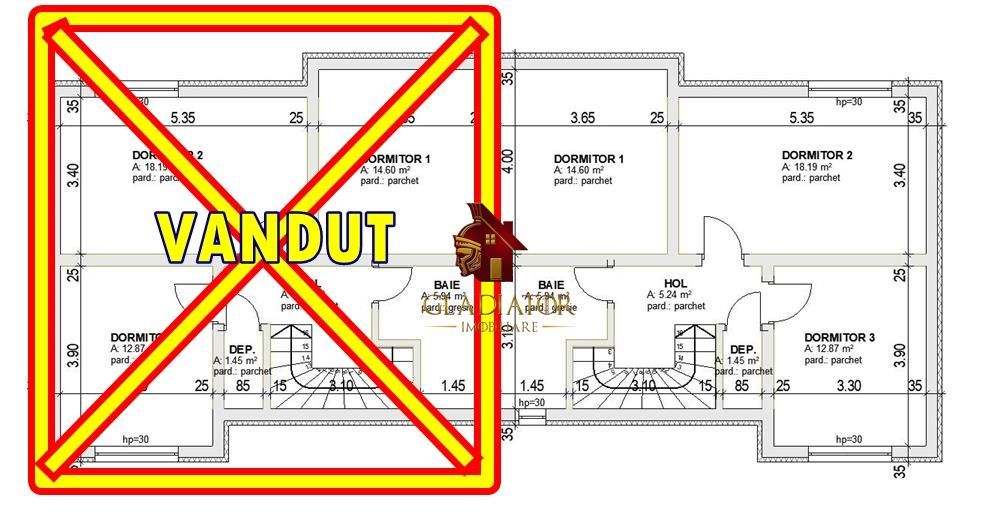 Vila duplex Bucium -Visani - 5 camere, finalizata, intabulata, nu rata - Poză 3