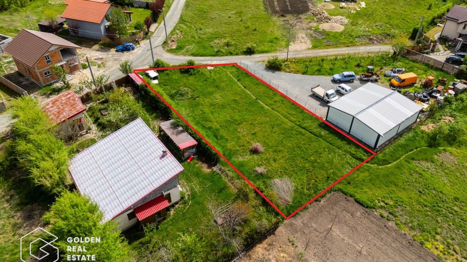 Teren cu utilitatile trase, 870 mp, Sanpaul - Poză 1