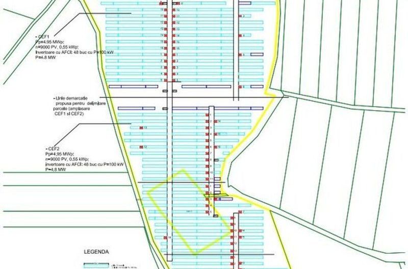 Teren ideal Green Energy Solar Parc fotovoltaic Arad 17,5ha exclus ATR - Poză 3