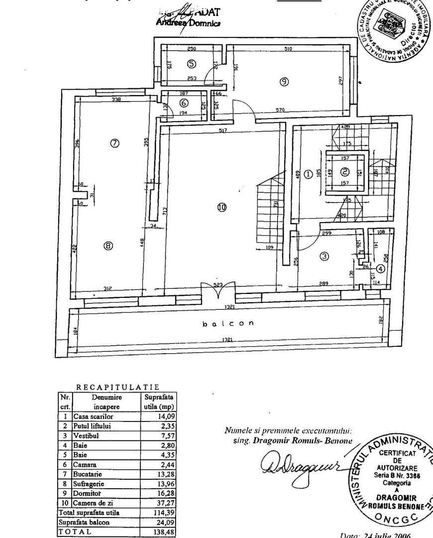 OPORTUNITATE | IMOBIL 3 APARTAMENT | 6 LOCURI DE PARCARE - Schiță 15