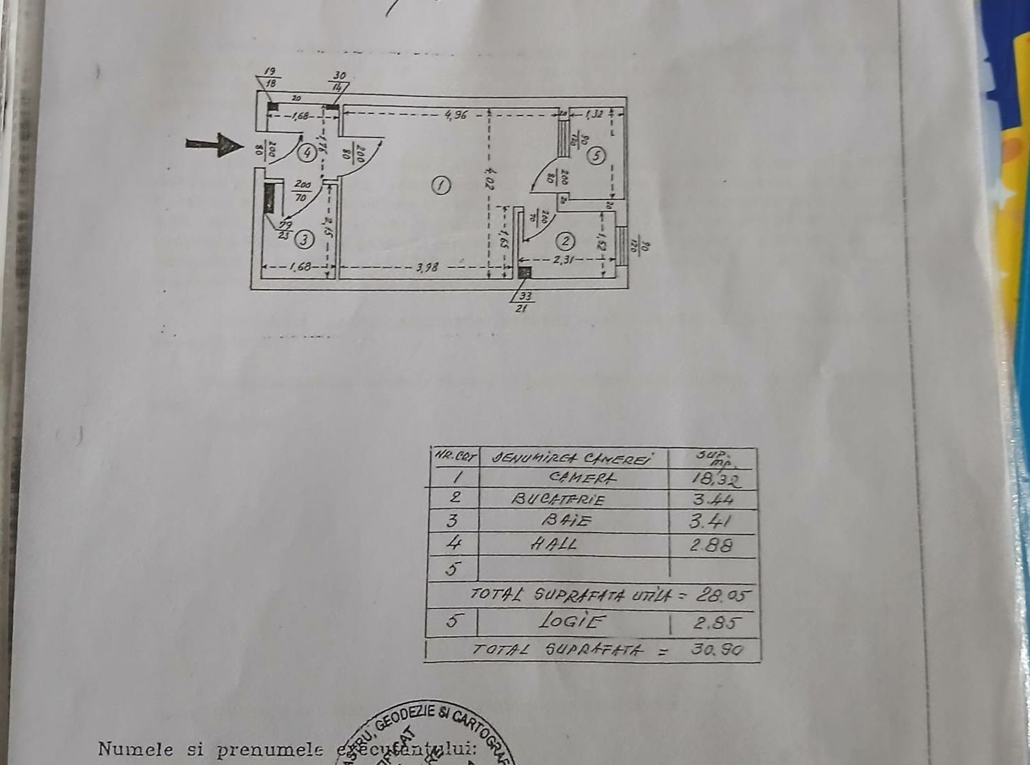 Garsoniera renovata mobilata utilata Parc Drumul Taberei - Schiță 6