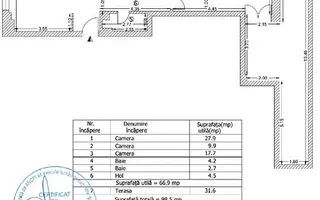 3 CAMERE || DOROBANTI CAPITALE - Schiță 16